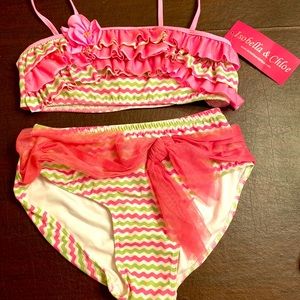 Isobella&Chloe 2 piece swimsuit S(14)